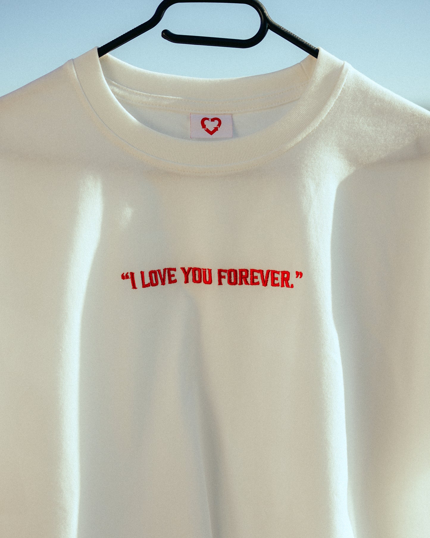 "I LOVE YOU FOREVER." CROP TOP